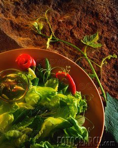 Leafy greens in bowl
